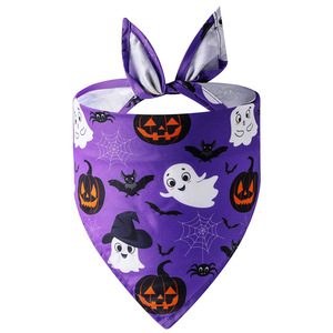 2024 Halloween Eco-friendly <strong>Custom</strong> <strong>Dog</strong> <strong>Bandanas</strong> <strong>Wholesale</strong> <strong>Dog</strong> Scarf Bandana - Product Image 4