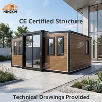Cabine Conteneur Pliante Extensible Moderne 20 pieds – Maison Mobile Préfabriquée Compacte – Direct Usine