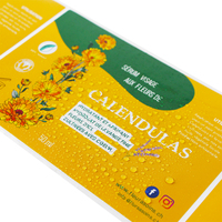 Étiquettes adhésives d'emballage personnalisées pour flacons/bocaux de shampooing, cosmétiques et lotions, avec impression personnalisée, imperméables, brillantes, argentées, en feuille