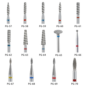 หัวเจาะเล็บขนาดเล็กแบบพกพาสไตล์รัสเซียหัวเจียรเพชรเครื่องมือรักษาล่วงหน้าสำหรับตกแต่งเล็บ - Product Image 3
