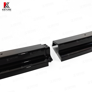 KIETUNE 2PCS <span class=keywords><strong>T6</strong></span> Spoiler de pare-chocs avant noir brillant en plastique pour <span class=keywords><strong>VW</strong></span> Transporter <span class=keywords><strong>T6</strong></span> 2016-2020, fixation par boulons, ajustement parfait, kit carrosserie - Product Image 5