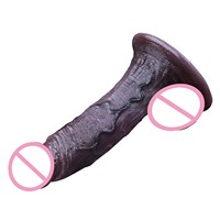 ORALSX Nouveau Godemichet à Ventouse Double Couche en Silicone Sensation Réaliste Deux Tailles Disponibles Jouet de Plaisir Féminin 18+