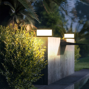 LED jardín Luz de decoración patio camino impermeable al aire libre <span class=keywords><strong>Pilar</strong></span> lámpara para patio cerca <span class=keywords><strong>el</strong></span> camino Solar poste de luz - Product Image 4
