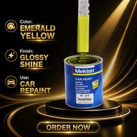 Peinture automobile acrylique 1K durable et inoffensive, application par pulvérisation, revêtement liquide imperméable pour correspondance des couleurs