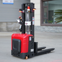 Chariot élévateur à fourche électrique à vente chaude, machine à conteneurs de fret, 1,5 tonne, gerbeur électrique automatique, chargement automatique