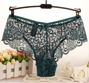 Europe Size Ladies Lacy Transparent Sexy Satin <strong>Boxer</strong> Shorts Panties for <strong>Women</strong> - Product Image 4