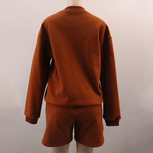 Ensemble de survêtement décontracté pour hommes de haute qualité à manches courtes Full-Zip Running Jogging Athletic Sweat-shirt - Product Image 6