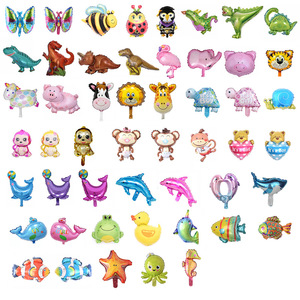 Cute Cartoon animal onda ballon festa di compleanno del bambino della decorazione mini <span class=keywords><strong>orso</strong></span> stagnola <span class=keywords><strong>palloncino</strong></span> - Product Image 2