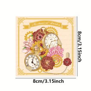 Jam Antik bunga pembatas buku logam dengan liontin rantai alat baca untuk guru teman hadiah ulang tahun penulis buku pecinta Klub - Product Image 6