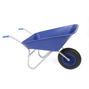 80L גדול פלסטיק חדש OEM פלסטיק מגש גלגל בארו - Product Image 6