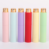 Flacon pulvérisateur de voyage personnalisé, flacon de parfum rechargeable avec bouchon à vis, atomiseur de parfum miniature, flacon pulvérisateur pour huile essentielle