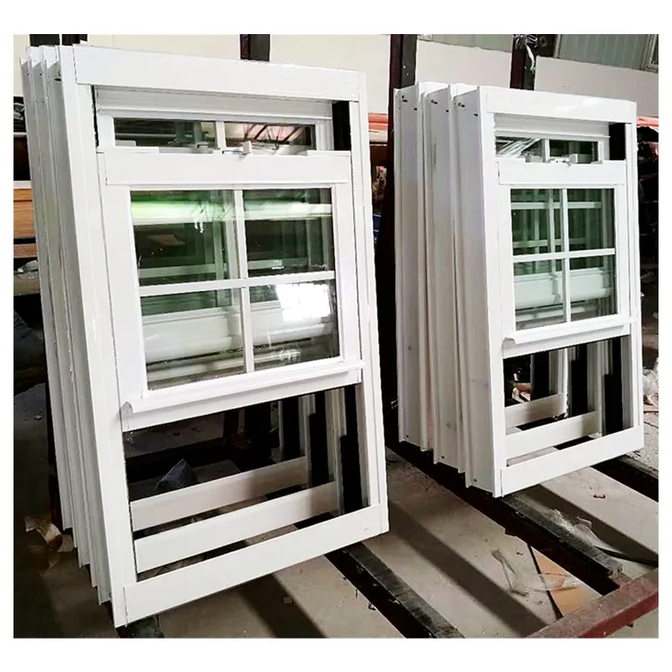 Hot selling double glass aluminum windows sliding single/double hung window