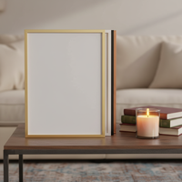 Cadre d'affiche de haute qualité pour la maison, en alliage d'aluminium, écologique, durable, léger, moderne, format A4, face en verre