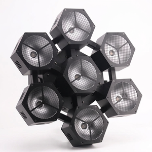 Listo para Enviar: Luz de Escenario Retro Hexagonal <span class=keywords><strong>Portman</strong></span> de 7x60W DMX512, Estroboscópica Vintage para DJ, Bodas y Fiestas - Product Image 3