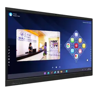 75 86 98 pulgadas 4K Hd Lcd pantalla Digital Smart Board precio clase Android Cámara micrófono electrónico pizarra blanca soporte tablero para la venta