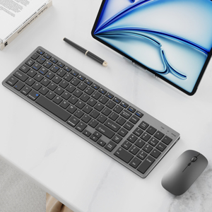 EWEADN k936 siêu mỏng RGB Backlit Bàn phím không dây và chuột thiết lập chế độ kép 2.4G có thể sạc lại thiết kế nhỏ gọn cho văn phòng sử dụng - Product Image 1