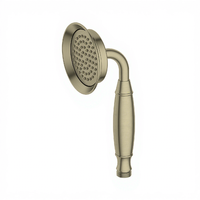 Douche murale thermostatique de haute qualité au design moderne, finition or rose brossé, avec jet de pluie doux