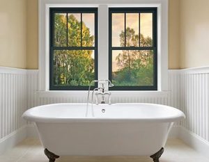 Ventanas Corredizas Verticales de Doble Hoja Estilo Americano Moderno con Función Insonorizante, Marco de Plástico de Repuesto, Diseño Europeo - Product Image 3