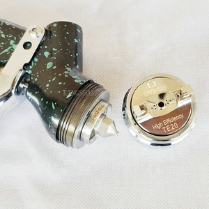 Pistola de Pintura Profesional HVLP de Alta Calidad para Automóviles, con Boquillas de 1.2mm, 1.3mm, 1.4mm y 1.8mm, para Mezcla de Colores - Product Image 3