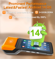 Terminal POS Portátil Android 14 Octa-Core, Hardware para Punto de Venta de Lotería con Pantalla LCD de 5.5 Pulgadas, R330 Plus