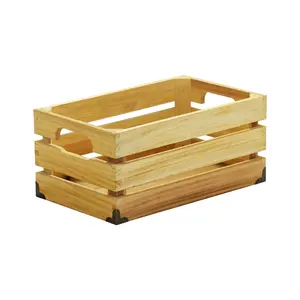 コンテナpaulownia木箱ギフトボックス積み重ね木箱パッキング素朴な木製ボトルクレート