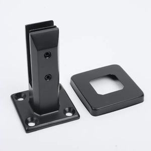 HL Moderne Collier de serrage en acier inoxydable 201 pour <span class=keywords><strong>verre</strong></span>, pour clôture de piscine sans cadre, garde-corps en <span class=keywords><strong>verre</strong></span>, balcon, escalier, villa, hôtel, appartement, 1er étage - Product Image 5