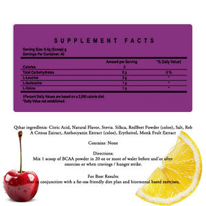 女性向けに設計された天然<span class=keywords><strong>BCAA</strong></span>パウダー有機<span class=keywords><strong>BCAA</strong></span>コンプレックスパウダー - Product Image 2