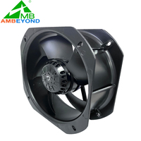 Ventilateur sans balais AC 22580, grand volume d'air, 380V, fonctionnement stable, ventilateur de refroidissement industriel pour boîtier de communication, armoire d'automatisation
