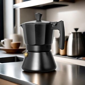 Ensemble de cafetière Moka en aluminium au design classique italien avec logo personnalisé, cafetière Moka portable pour expresso - Product Image 2