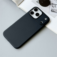 Coque de téléphone portable TPU noir givré en gros d'usine pour iPhone 17 16 15 14 13 12 Pro Max Plus étui de protection