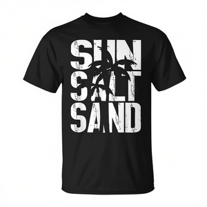 Camiseta Sun Salt Sand unisex con cuello redondo y manga corta para adultos, promocional - Product Image 2