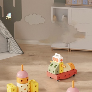 Blocs de construction géants souples DIY pour tout-petits, puzzle de voiture multifonctionnel, grandes pièces à empiler, jouets éducatifs interactifs - Product Image 5