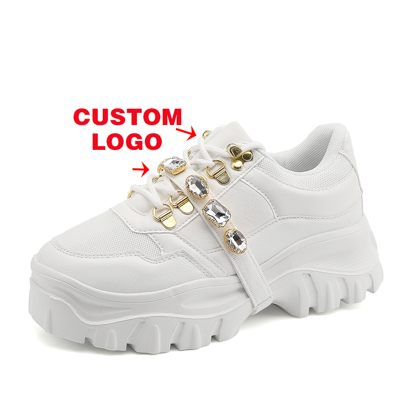 Zapatillas Chunky para mujer Moda Mujeres Plataforma Zapatos Encaje Aire  Vulcanize Zapatos Zapatillas Zapatillas Zapatillas comprar a buen precio —  entrega gratuita, reseñas reales con fotos — Joom