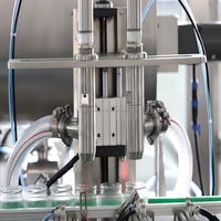 Machine de remplissage de liquides à écran tactile Hongyi haute efficacité pour grandes bouteilles de pâte de tomate, avec réglage quantitatif flexible