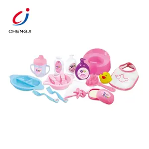 Baby Nursing Bottle Toy Toilet Baby <strong>Doll</strong>, Soap Shampoo Toy <strong>Doll</strong> <strong>Bath</strong> Play Set - Product Image 1