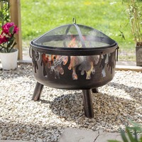 Sphère de feu en acier, découpée au Laser, décoration moderne, accessoire pour chauffage en extérieur, offre spéciale