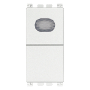 <b>Push</b> <b>Button</b> <b>Switch</b> 1P NO 10A With White Indicator Light 4.1x2.8x5.3cm - Product Image 1