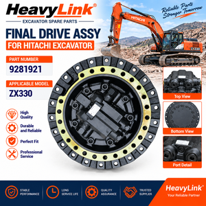ชุดเฟืองท้ายรถขุดอะไหล่สำหรับ Hitachi ZX330 หมายเลขอะไหล่ 9281921 ชิ้นส่วนเครื่องจักรตีนตะขาบ - Product Image 3