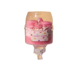 Bougie artisanale en forme de macaron, bougie parfumée en forme de gâteau sucré pour la décoration de la maison, cadeau d'anniversaire