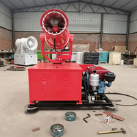 Cañón de Niebla Automático de 100 m / Pulverizador de Agua, Equipo Industrial de Alta Resistencia para el Control de Polvo en Minería, Construcción y Canteras