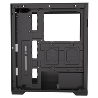 AntarcChill Top Brand Full Tower Pc Case Gaming Computer Hardware Panel Water Cooler Software Tempered Glass ATX Pc Black Stock
