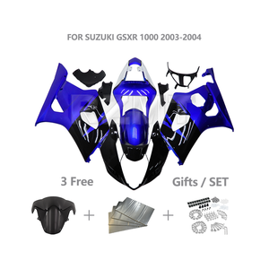ชุดแฟริ่งพลาสติก ABS สำหรับรถมอเตอร์ไซค์อะไหล่สำหรับ <span class=keywords><strong>Suzuki</strong></span> gsxr <span class=keywords><strong>1000</strong></span> 2003-2004 <span class=keywords><strong>GSX</strong></span>-R <span class=keywords><strong>1000</strong></span> S1003-125a แฟริ่งแบบฉีดขายส่ง - Product Image 1