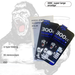 Protection d'écran grand arc 300C pour iPhone 17, transparente/confidentialité, <span class=keywords><strong>couverture</strong></span> intégrale, installation facile, film en verre trempé pour iPhone 16 Pro Max - Product Image 3