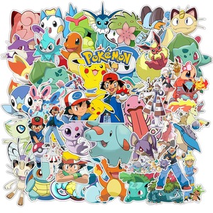 1200 Diseños, 50 Piezas/Juego, <span class=keywords><strong>Pegatinas</strong></span> Personalizadas de Anime <span class=keywords><strong>Pokemon</strong></span>, Personajes de Pikachu y Eevee, <span class=keywords><strong>Pegatinas</strong></span> Impermeables para Niños, Colección de <span class=keywords><strong>Pegatinas</strong></span> Decorativas - Product Image 6