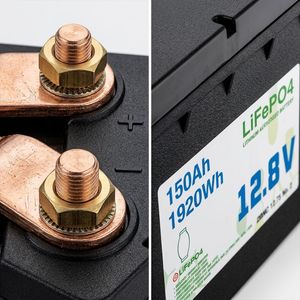 ระบบกักเก็บพลังงานแสงอาทิตย์สำหรับบ้าน ใช้ได้ในแอฟริกา แบตเตอรี่ LiFePO4 12V 150Ah 1920Wh  6000+ รอบการใช้งานแบบ Deep Cycle พร้อมระบบป้องกัน Smart BMS - Product Image 5