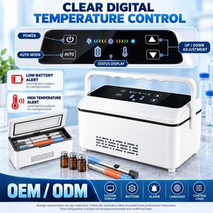 Étui isotherme personnalisé pour insuline avec compartiment intérieur métallique, organisateur en option, options de marque privée OEM/ODM et d'emballage personnalisé - Product Image 2