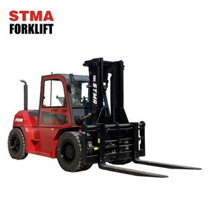 STMA Diesel Forklift Berat 10 Ton Truk Forklift <span class=keywords><strong>Loader</strong></span> dengan Garpu Positioner dan Isuzu 6BG1 Mesin - Product Image 1