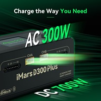 Chargeur intelligent Gens Ace IMars D300 Plus AC 300W DC 350Wx2 double canal pour batteries RC, système d'équipement, accessoires et kit de pièces