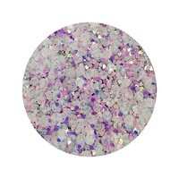 Campuran Payet Kuku Transparan Putih Pink untuk Kerajinan Glitter Bintang Hati Cangkang Bunga Payet Paillettes DIY Dekorasi Seni Kuku Manikur