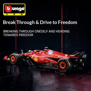 Modèle de course <span class=keywords><strong>F1</strong></span> en alliage de simulation Bburago 1:8 Formule SF24 2024 pour voiture de course à commande manuelle - Product Image 3
